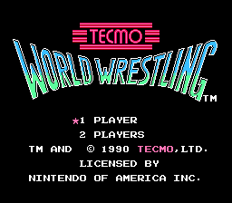 Tecmo World Wrestling (USA)